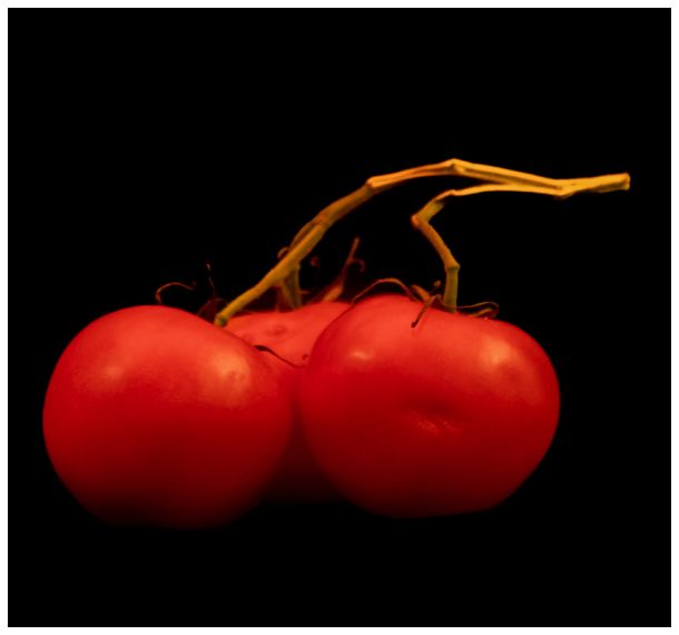 Tomates en réunion  Impression sur Alu Dibond