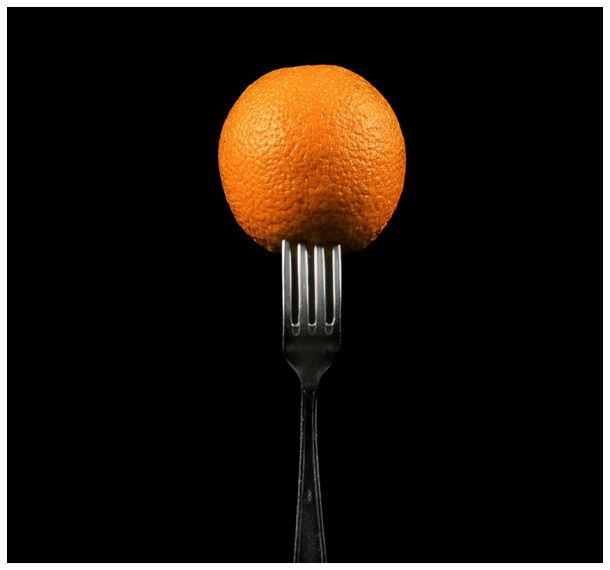 Orange perchée   Impression sur Alu Dibond