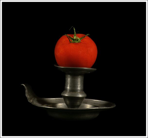 Tomate bougie   Impression sur Alu Dibond